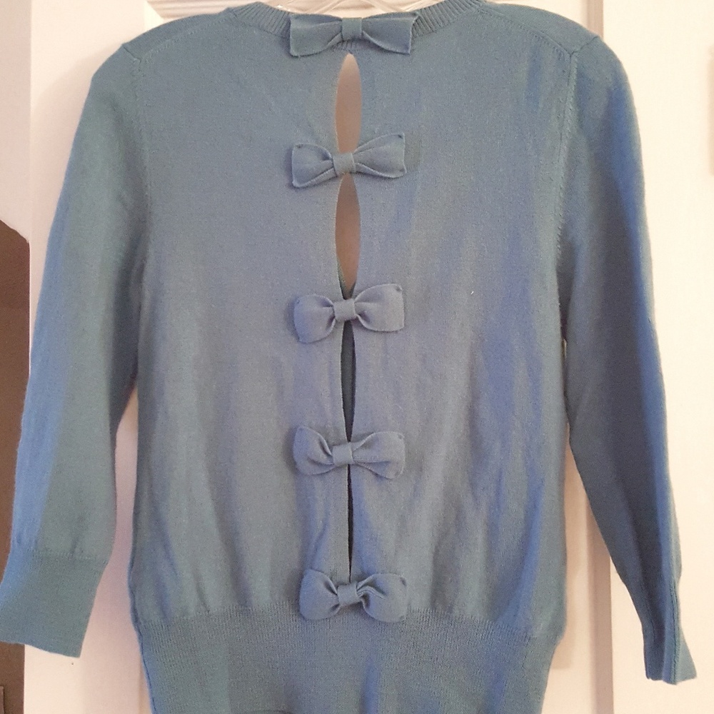 juicy couture • open bow accent cardigan